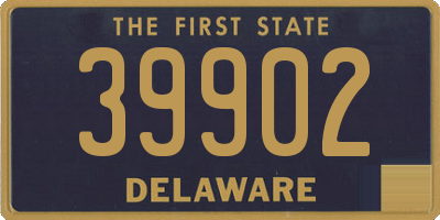 DE license plate 39902