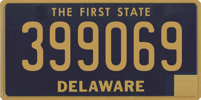 DE license plate 399069