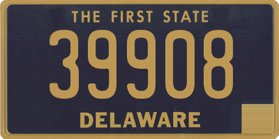 DE license plate 39908