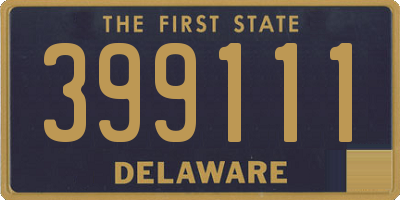 DE license plate 399111