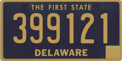 DE license plate 399121