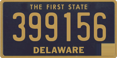 DE license plate 399156