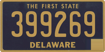 DE license plate 399269