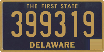 DE license plate 399319