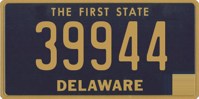 DE license plate 39944