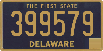 DE license plate 399579