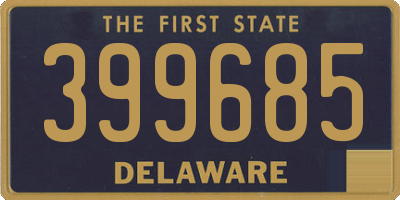DE license plate 399685