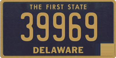 DE license plate 39969