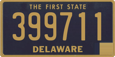 DE license plate 399711