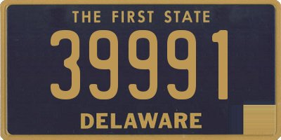 DE license plate 39991