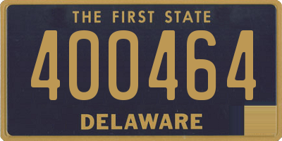 DE license plate 400464