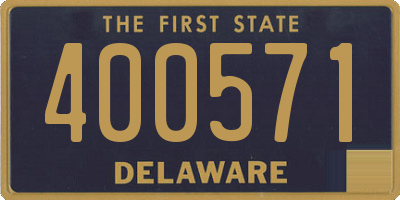 DE license plate 400571