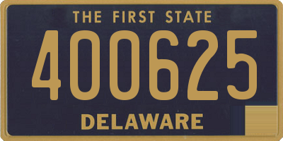 DE license plate 400625