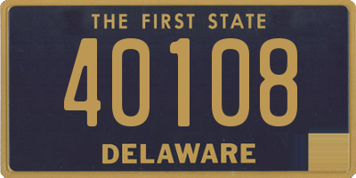 DE license plate 40108