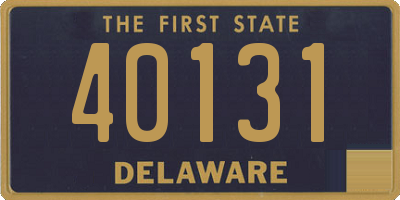 DE license plate 40131