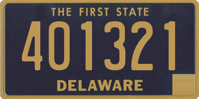 DE license plate 401321