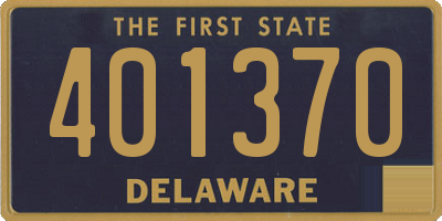 DE license plate 401370
