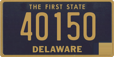 DE license plate 40150