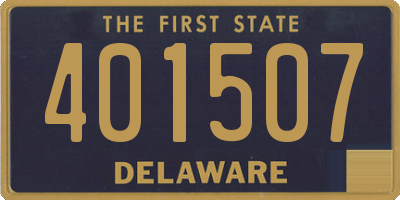 DE license plate 401507