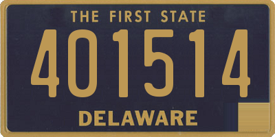 DE license plate 401514