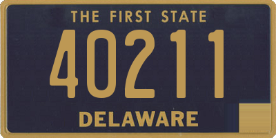 DE license plate 40211