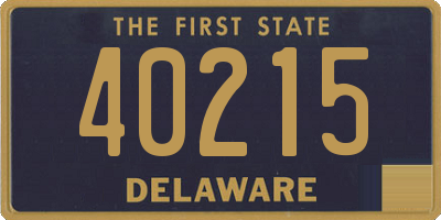 DE license plate 40215