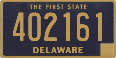 DE license plate 402161