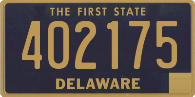 DE license plate 402175