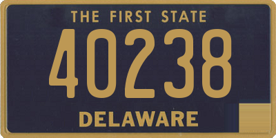 DE license plate 40238