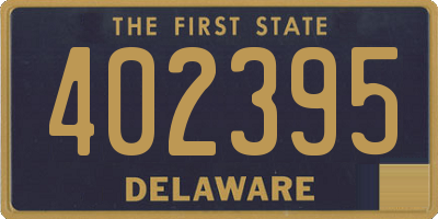 DE license plate 402395