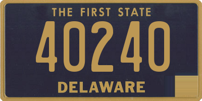 DE license plate 40240