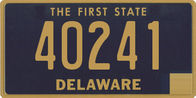 DE license plate 40241