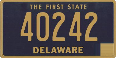 DE license plate 40242