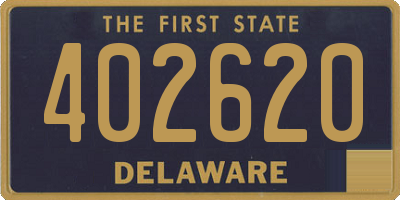 DE license plate 402620