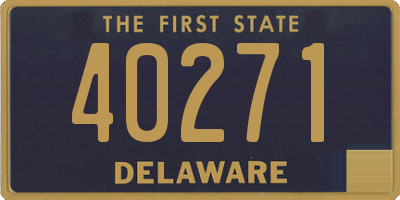 DE license plate 40271