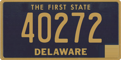 DE license plate 40272