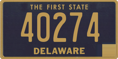 DE license plate 40274