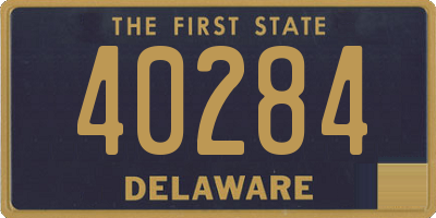 DE license plate 40284