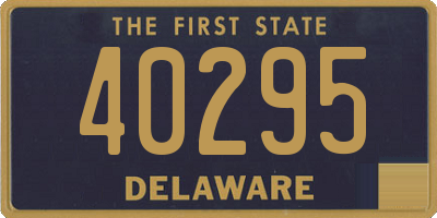 DE license plate 40295