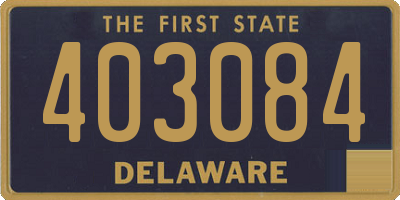DE license plate 403084
