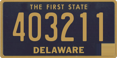 DE license plate 403211
