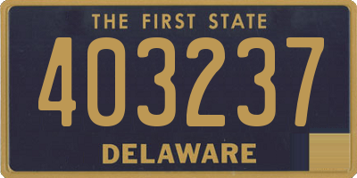 DE license plate 403237