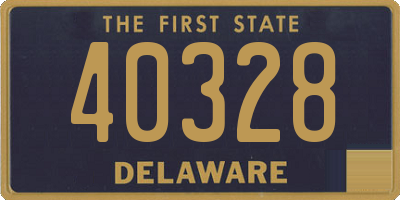 DE license plate 40328