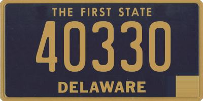 DE license plate 40330