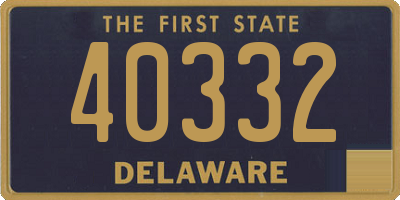 DE license plate 40332