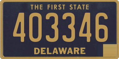 DE license plate 403346