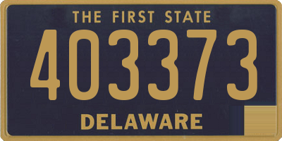 DE license plate 403373