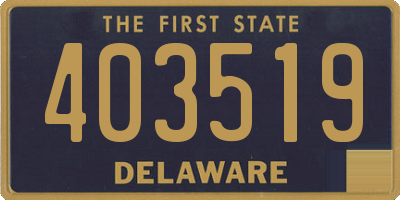 DE license plate 403519