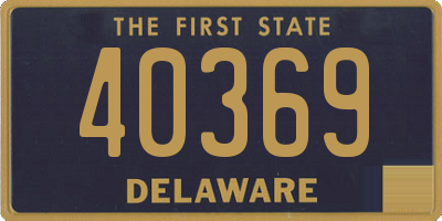 DE license plate 40369