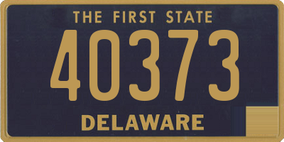 DE license plate 40373